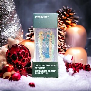 Starbucks Diamond White Keychain